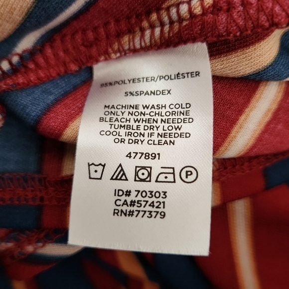 Ann Taylor Striped V-neck Blouse - Picture 7 of 7